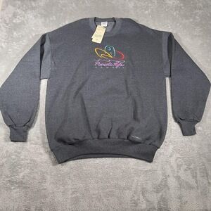Vintage Crazy Shirts Sweatshirt Men XL Gray Paniolo‎ Style Hawaii Crewneck 90s